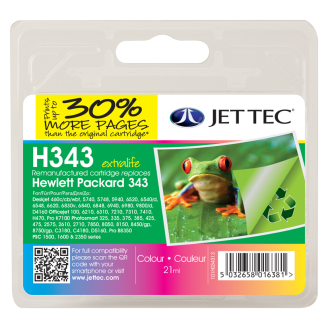 Refilled High Capacity HP 343 Tri-color Ink Cartridge