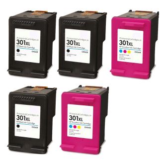 HP 301XL Ink Cartridges Refill Multipack - 5 Pack