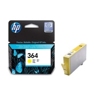 Original HP 364 Yellow Ink Cartridge