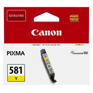 Original Canon 581 Yellow Ink Cartridge (CLI581)