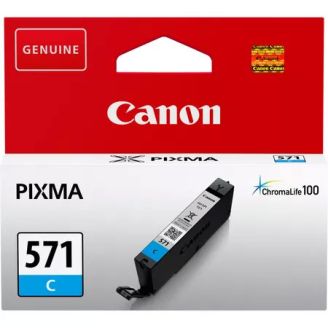 Original Pixma Canon 571 Cyan Ink Cartridge (CLI 571)
