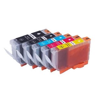 Compatible Canon CLI8 B/C/M/Y/PGI5 Ink- 5 Pack