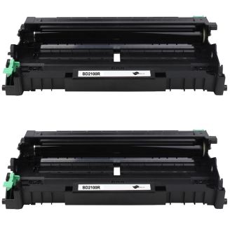 Compatible Brother 2 Pack - DR2100 Drum Unit X 2