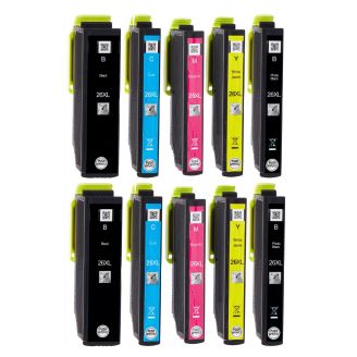 Compatible Multipack Epson 26XL Ink Cartridges (C13T26 Polar Bear) - 10 Pack