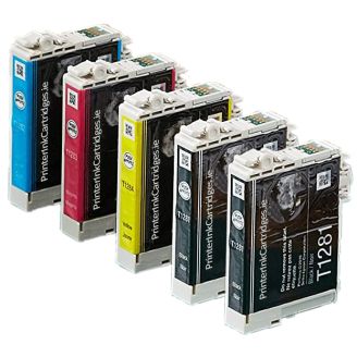 Epson T1285 Ink Cartridges Replacement (Fox) - 5 Pack