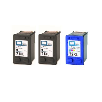 HP 21 / 22 Ink Cartridges Refill Multipack - 3 Pack
