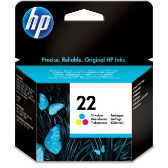 Original HP 22 Colour Ink Cartridge