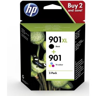 Original High Capacity HP 901XL Multipack Ink Cartridges