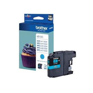 Original Brother LC123C Ink Cartridge