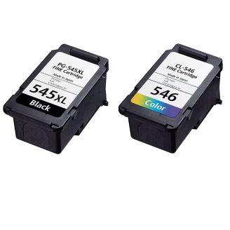 Canon Ink 545 546 Cartridges Replacement Refills (PG 545XL & CL 546XL)