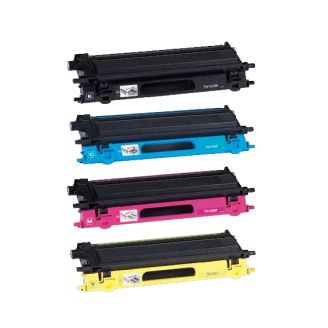 Compatible Brother TN135 4 Pack (TN135BK, TN135C, TN135M, TN135Y)